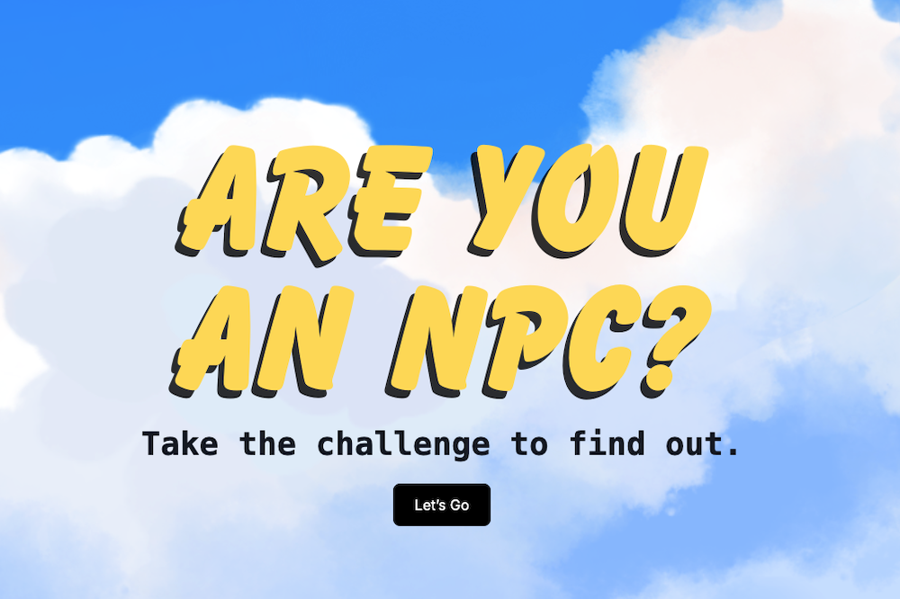 Are you an NPC? - Farcaster Mini Apps